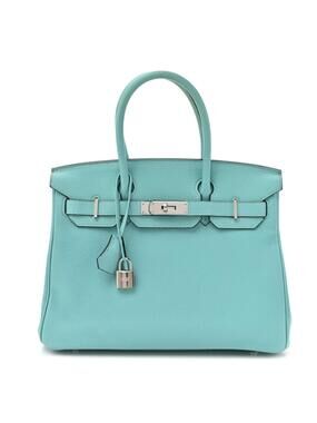 Hermes Togo Birkin 30 Bleu Atoll #313409H16B